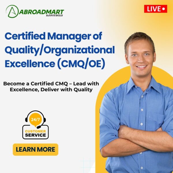 CMQ/OE(Certified Manager of Quality / Organizational Excellence)