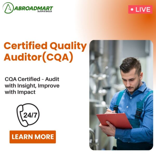 Certified Quality Auditor(CQA)